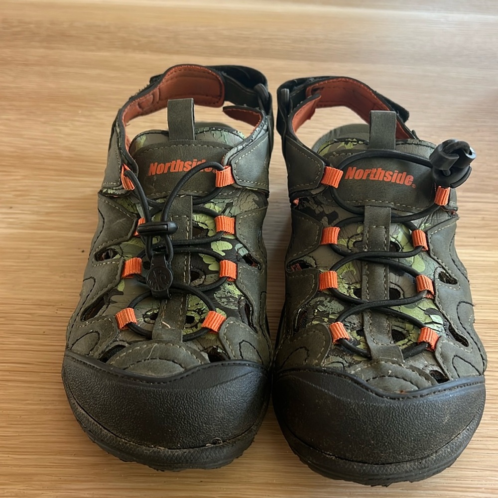 Camp hiking and water shoes